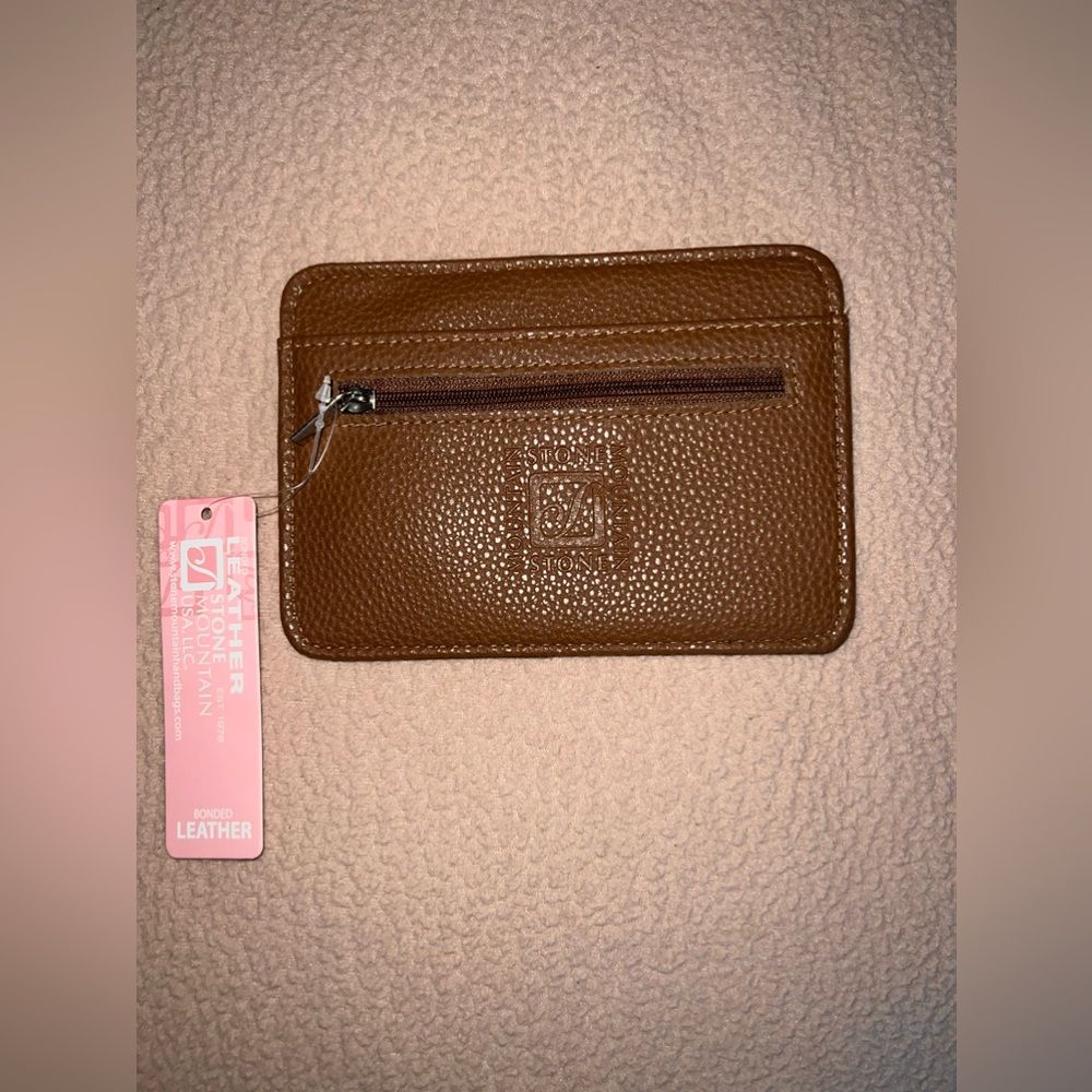 NWT Pebble Leather Card Case - Picture 3 of 4